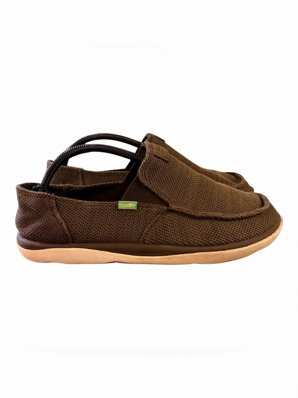 Sanuk Men’s Vagabond Sidewalk Surfers Brown Slip On Loafers Shoes Size 10 EUC
